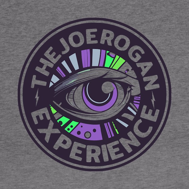 Trippy Eye Logo Art - Joe Rogan Experience Podcast Fan Art by TeeTrendz